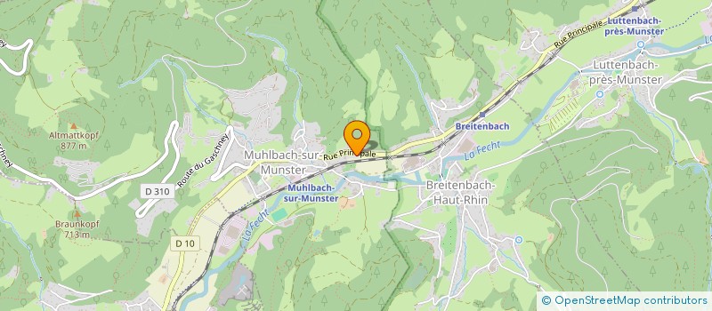 localisation de l'entreprise SCI LES MELEZES  MITTLACH