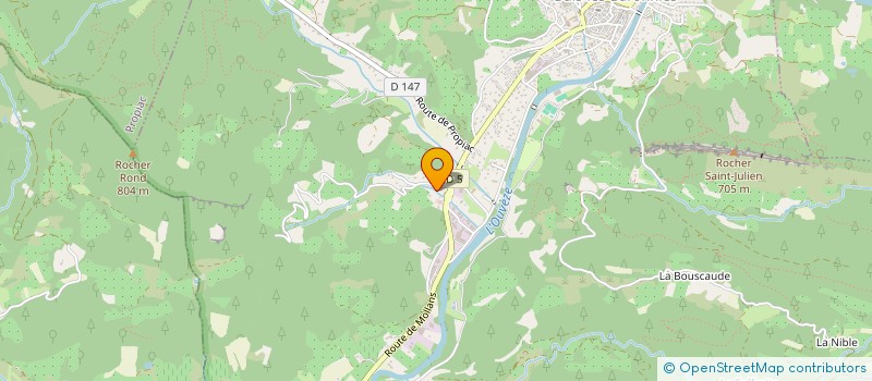 localisation de l'entreprise SCI LES MELEZES à BUIS-LES-BARONNIES