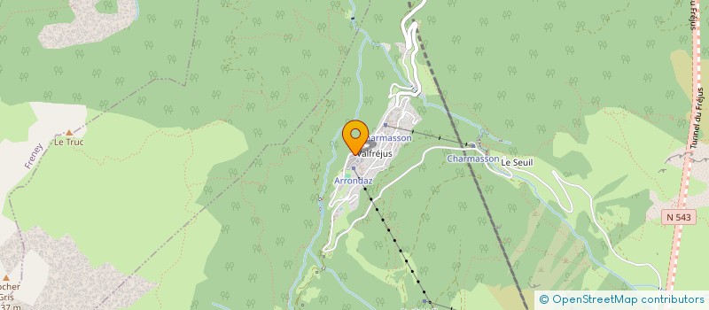 localisation de l'entreprise SCI LES MELEZES  MODANE