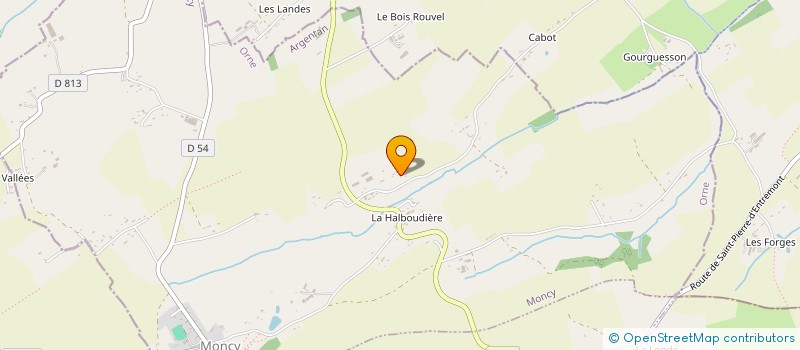 localisation de l'entreprise SCI LES MELEZES à MONCY