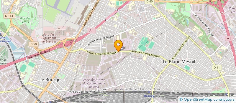 localisation de l'entreprise SCI LES MELEZES à LE BLANC-MESNIL