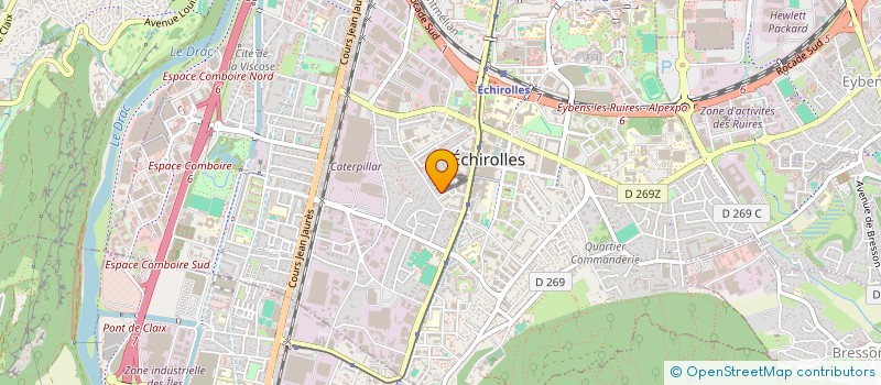 localisation de l'entreprise SCI LES MELEZES à ECHIROLLES