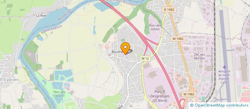 localisation de l'entreprise SCI LES MELEZES DE VILLARS  ANDREZIEUX-BOUTHEON