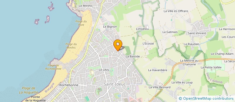 localisation de l'entreprise SCI LES MENETRIERS  SAINT-MALO