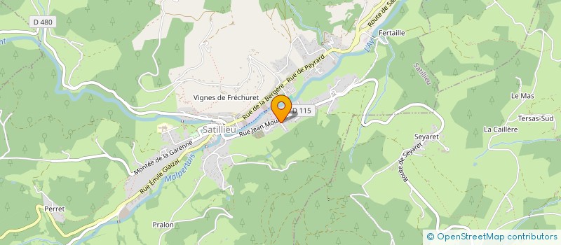 localisation de l'entreprise SCI LES MERCIERES  LYON