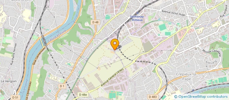 localisation de l'entreprise SCI LES MERCIERES  RILLIEUX-LA-PAPE