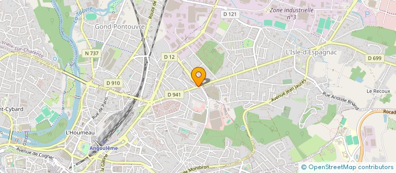 localisation de l'entreprise SCI LES MERIGOTS à ANGOULEME