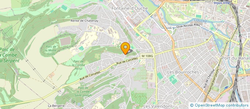 localisation de l'entreprise SCI LES MERILLEUX à DIJON