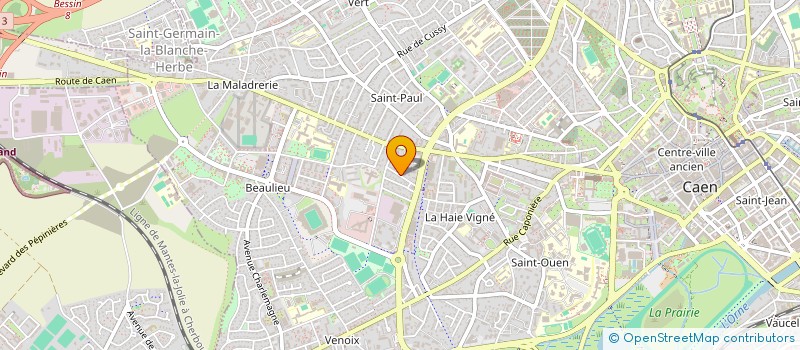 localisation de l'entreprise SCI LES MERISIERS à CAEN