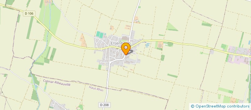 localisation de l'entreprise SCI LES MERLES  MARCKOLSHEIM