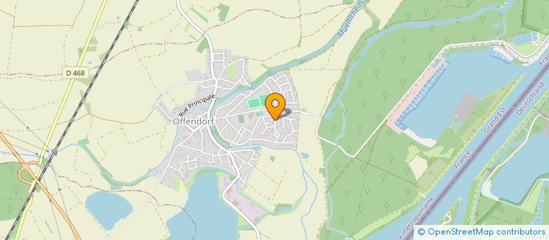 localisation de l'entreprise SCI LES MERLES  OFFENDORF