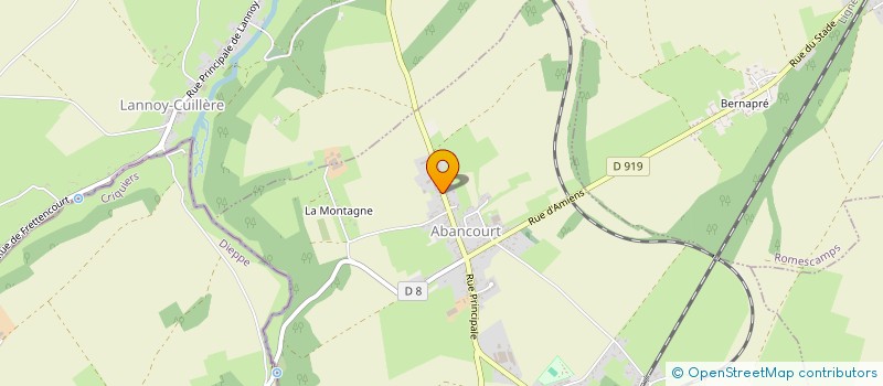 localisation de l'entreprise SCI LES MERLES  MOLIENS