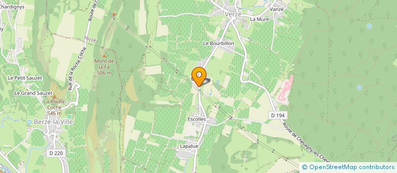 localisation de l'entreprise SCI LES MERLUCH'S  VERZE