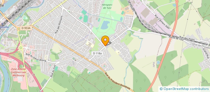 localisation de l'entreprise SCI LES MERLUCHONS  YUTZ