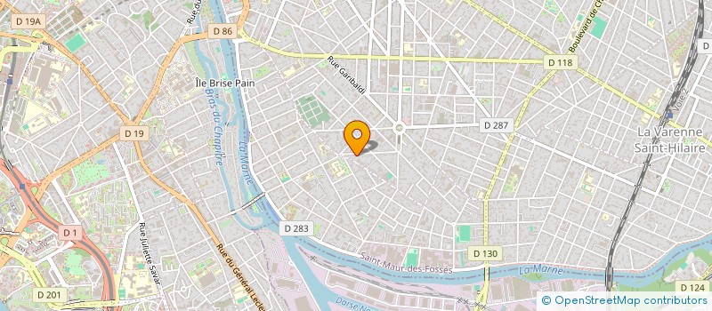 localisation de l'entreprise SCI LES MEROVINGIENS à SAINT-MAUR-DES-FOSSES