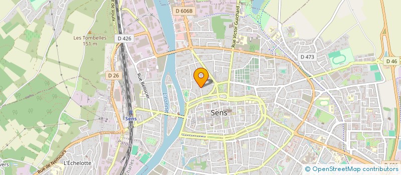 localisation de l'entreprise SCI LES MESANGES à SENS