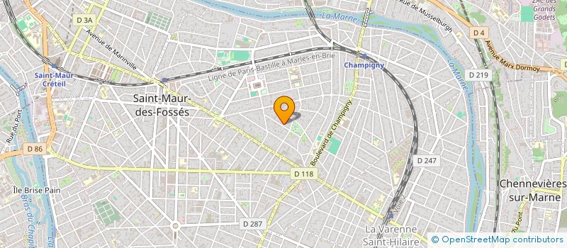 localisation de l'entreprise SCI LES MESANGES à SAINT-MAUR-DES-FOSSES