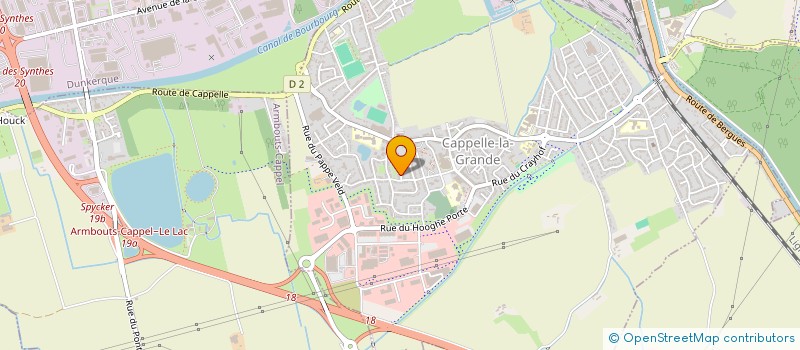 localisation de l'entreprise SCI LES MESANGES  CAPPELLE-LA-GRANDE