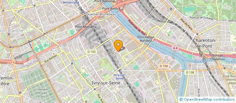 localisation de l'entreprise SCI LES MESANGES à IVRY-SUR-SEINE