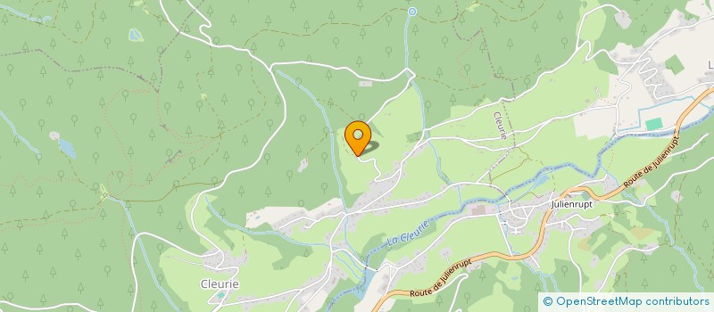 localisation de l'entreprise SCI LES MESANGES  CLEURIE