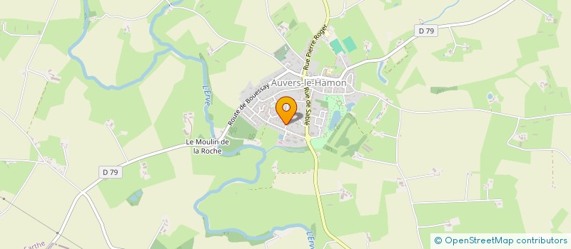 localisation de l'entreprise SCI LES MESANGES  AUVERS-LE-HAMON