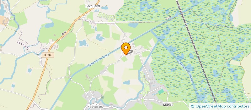 localisation de l'entreprise SCI LES MESANGES  FAVIERES