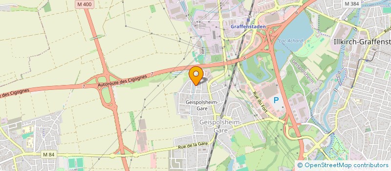 localisation de l'entreprise SCI LES MESANGES  GEISPOLSHEIM