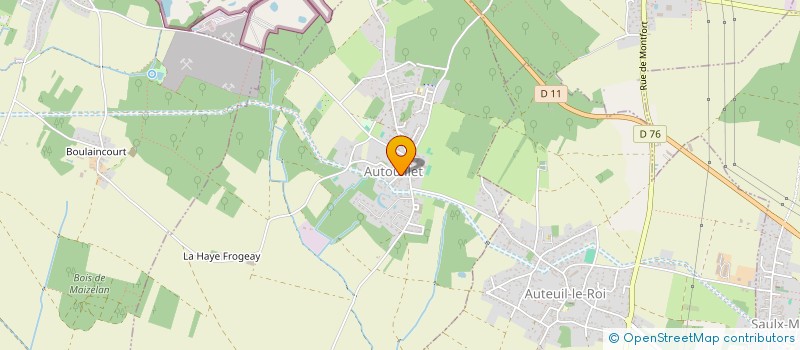 localisation de l'entreprise SCI LES MESANGES  AUTOUILLET