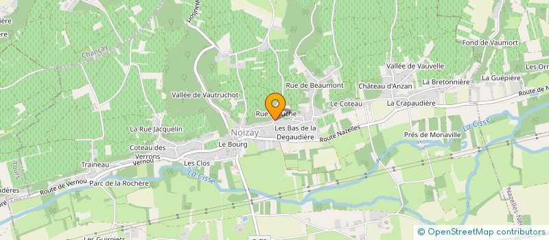 localisation de l'entreprise SCI LES MESLIERS  NOIZAY