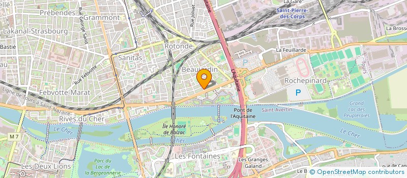 localisation de l'entreprise SCI LES MESLIERS  TOURS