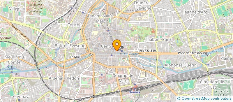 localisation de l'entreprise SCI LES MESNULS  RENNES
