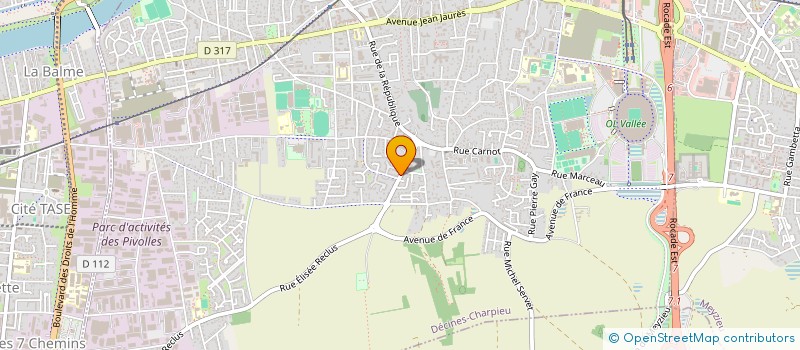 localisation de l'entreprise SCI LES MESSUGUES  DECINES-CHARPIEU