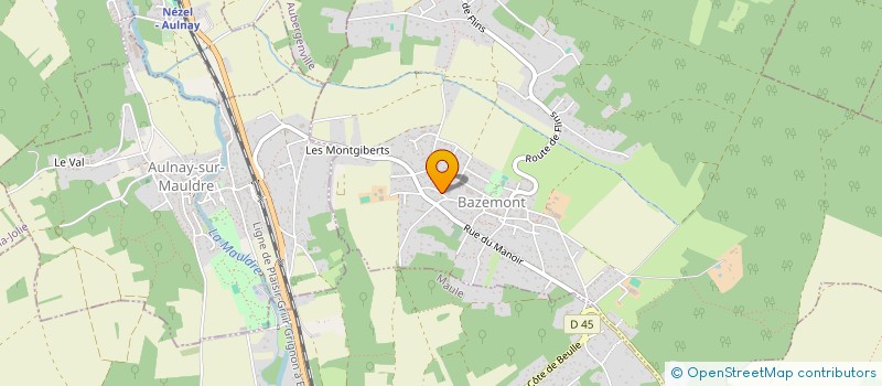 localisation de l'entreprise SCI LES METAUX  BAZEMONT