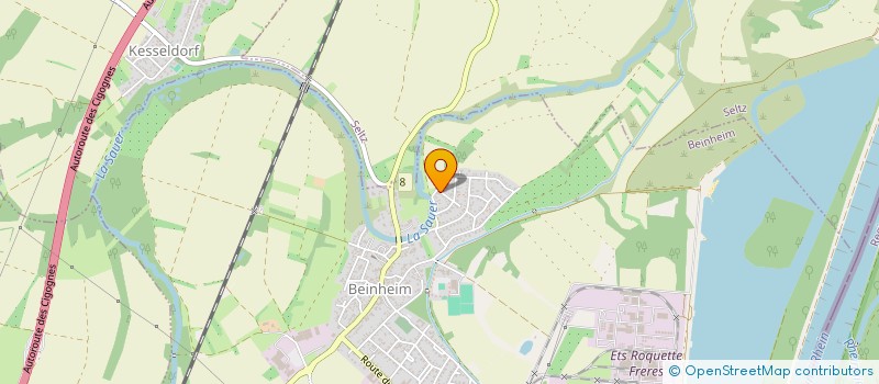 localisation de l'entreprise SCI LES METRES CARRES PARISIENS  BEINHEIM