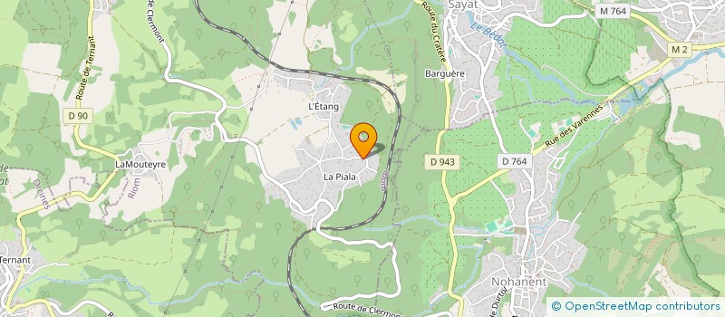 localisation de l'entreprise SCI LES METZ  CHANAT-LA-MOUTEYRE