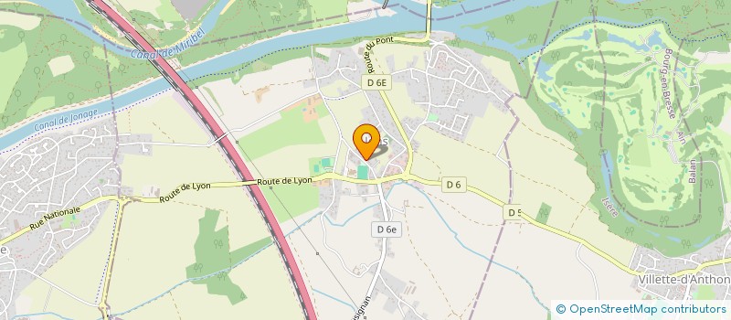 localisation de l'entreprise SCI LES MEULES  JONS