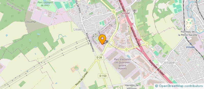 localisation de l'entreprise SCI LES MEULIERES  LISSES