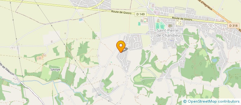 localisation de l'entreprise SCI LES MEULIERES  SAINT-PIERRE-DE-CHANDIEU