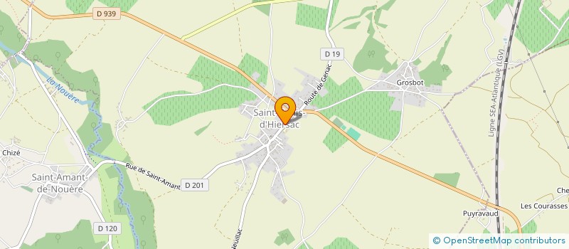 localisation de l'entreprise SCI LES MEULIERES à SAINT-GENIS-D'HIERSAC