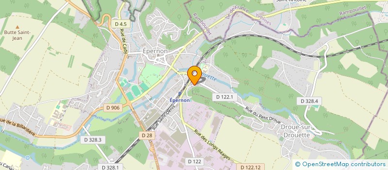 localisation de l'entreprise SCI LES MEULIERES DE LA GARE à DROUE-SUR-DROUETTE