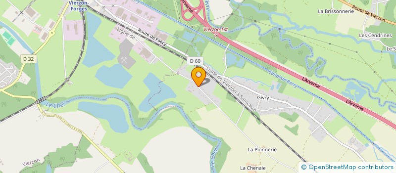 localisation de l'entreprise SCI LES MEUNIERES  FOECY