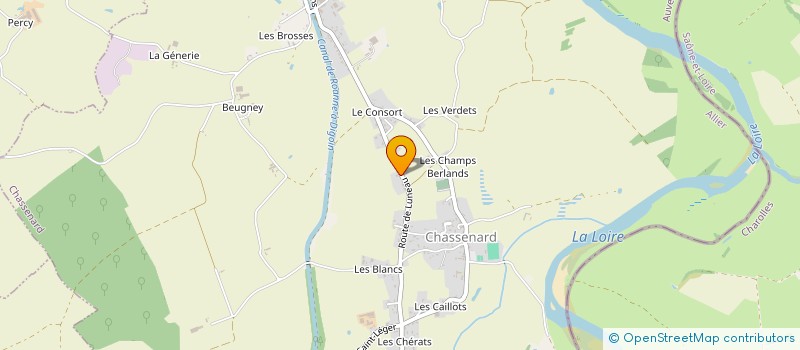 localisation de l'entreprise SCI LES MEUNIERES  CHASSENARD