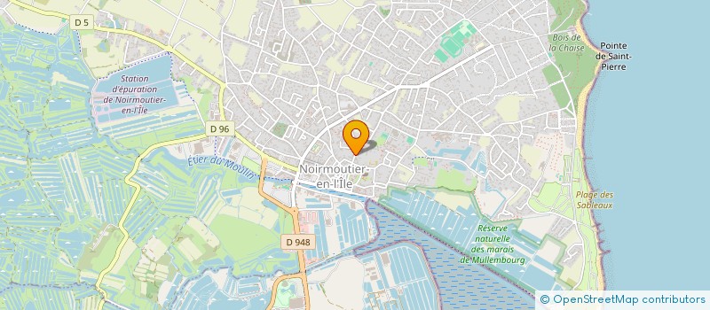 localisation de l'entreprise SCI LES MEUNIERS  NOIRMOUTIER-EN-L'ILE