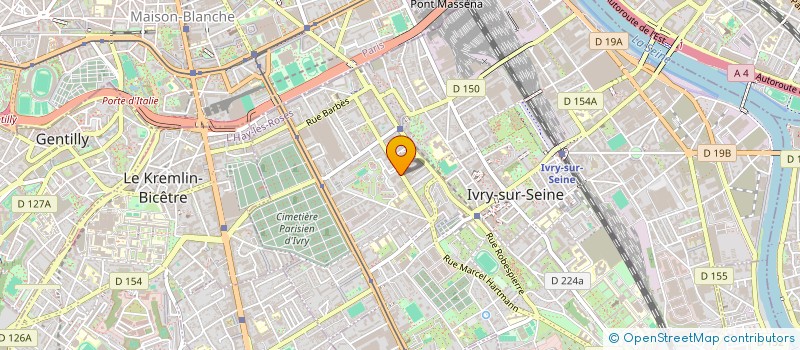 localisation de l'entreprise SCI LES MEUNIERS  IVRY-SUR-SEINE