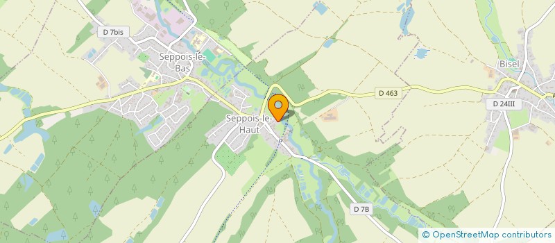 localisation de l'entreprise SCI LES MEUNIERS  SEPPOIS-LE-HAUT