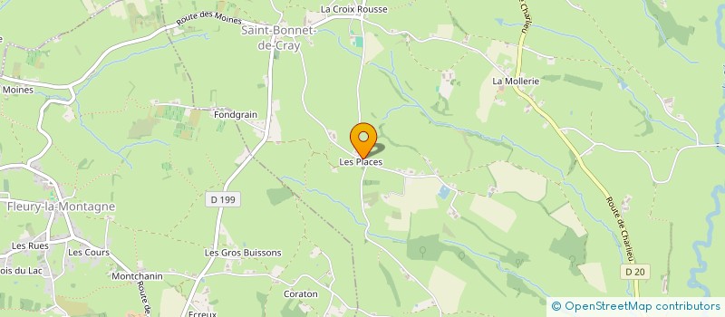 localisation de l'entreprise SCI LES MEURGERS  SAINT-BONNET-DE-CRAY