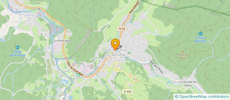 localisation de l'entreprise SCI LES MEY CHAMPS  SAINT-MAURICE-SUR-MOSELLE