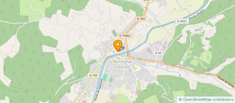 localisation de l'entreprise SCI LES MEYMERIES à MONTIGNAC-LASCAUX
