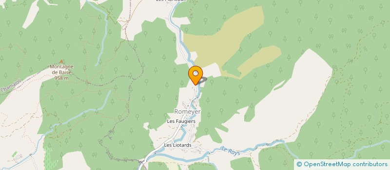 localisation de l'entreprise SCI LES MEYROSSE  ROMEYER