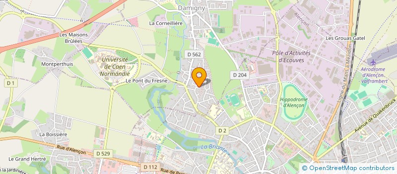 localisation de l'entreprise SCI LES MI-NOUS à DAMIGNY